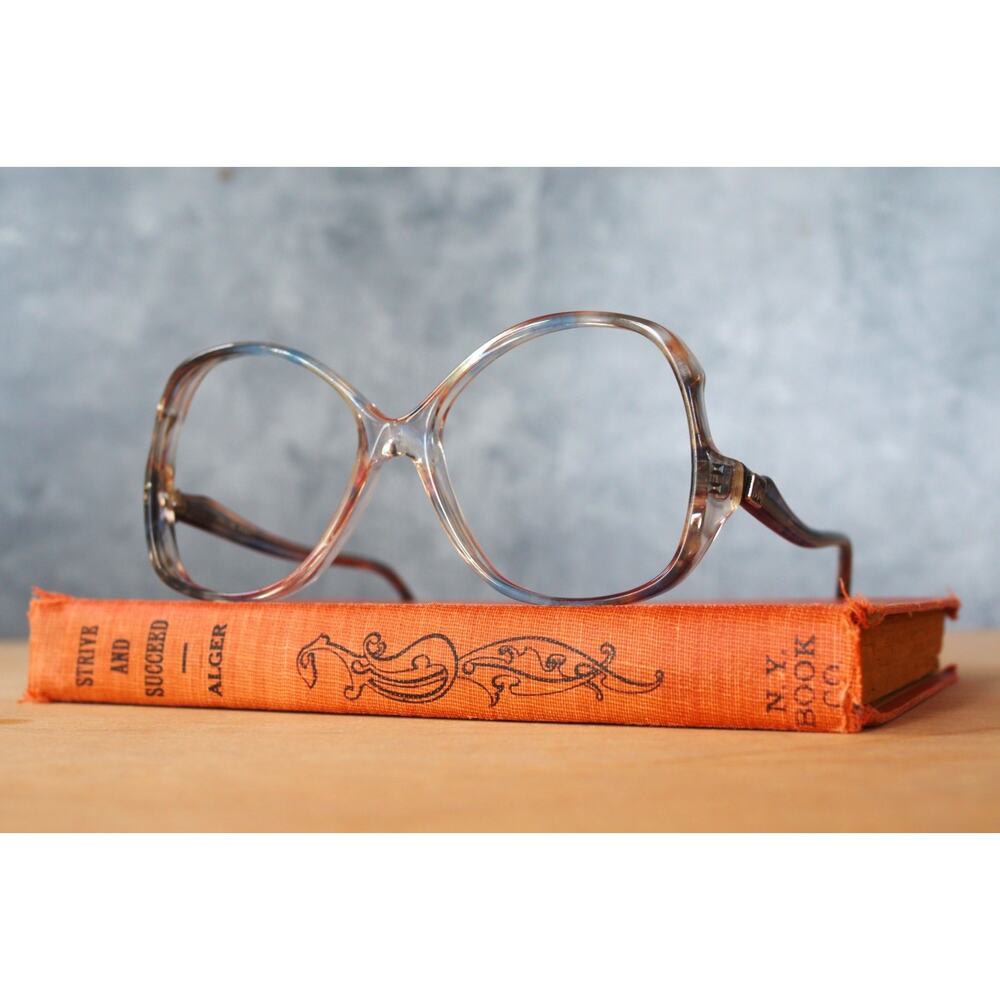 Vintage 1970s Eyeglasses NOS by Viva Optical Hong Kong Disco Retro Multicolor